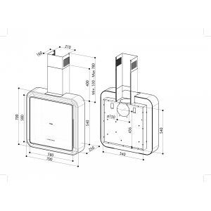 Okap Faber PYANA ARIES WH