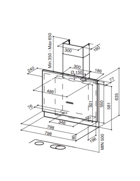 Okap Faber TALIKA DG MATT