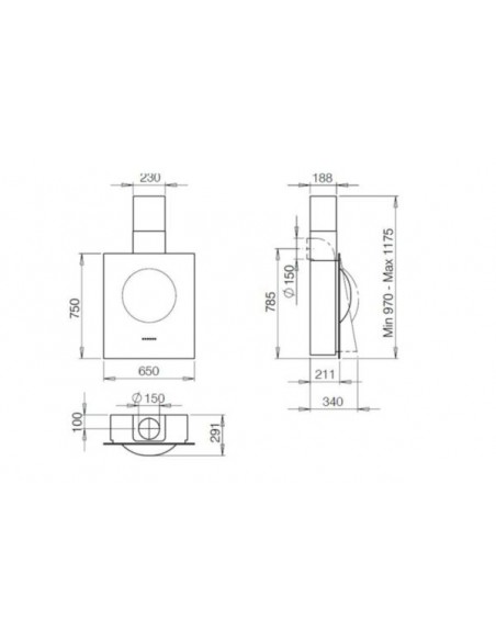 Okap Galvamet Sphera 65/F