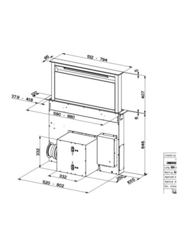 Okap Faber FABULA EVO+ BK 60