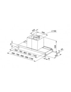 Okap Galvamet Optima 90/A Inox 2