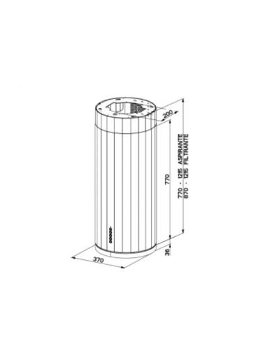 Okap Faber CORINTHIA Isola DG