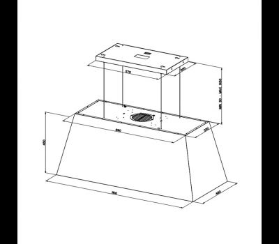 Okap Faber CHLOE XL ISOLA CG MATT