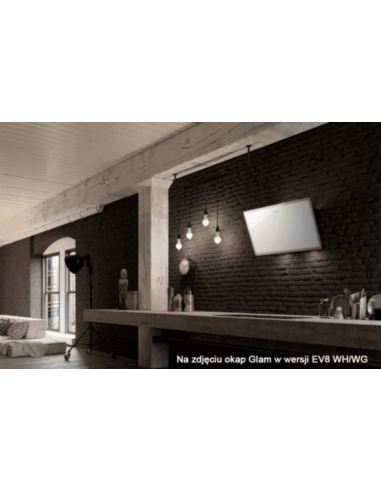 Okap Faber GLAM-LIGHT EVO WH/GL