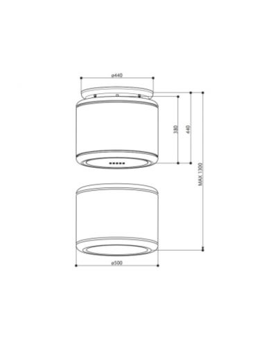 Okap Faber ODETTE GREY MATT