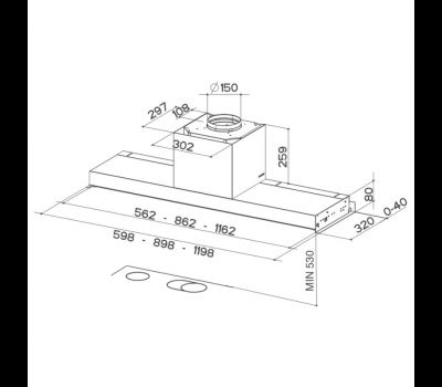 Okap Faber IN-NOVA PREMIUM EV8+ X 90