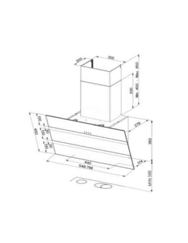 STEELMAX EV8 LED BK/X 80