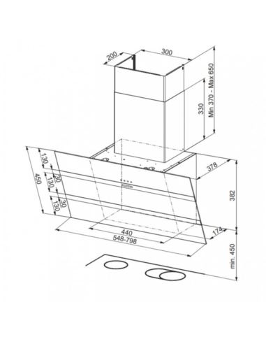 OKAP FABER STEELMAX EV8 LED WH/X 55