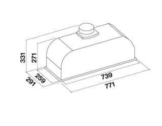 Okap Falmec Grupa Silnikowa 70 - 600 m3/h