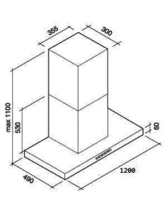 Okap Falmec Plane NRS 120 2