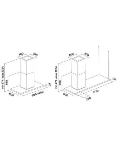 Okap Falmec Zenith NRS Isola 180
