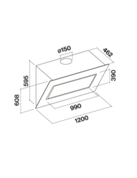 Okap Falmec Quasar Top 90