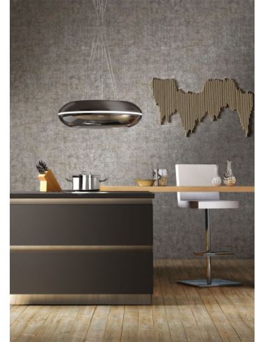 Okap Falmec Loop Circle.Tech Isola 74 gunmetal