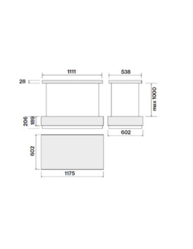 Okap Falmec Levante Circle.Tech Isola 120 czarny