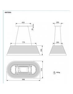 Okap Falmec Materia Circle.Tech Isola 100 betonowy 2