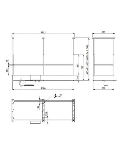 Okap Falmec Spazio Circle.Tech Isola 180 inox