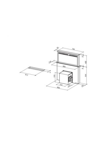 Okap Faber FABULA EVO+ BK 90