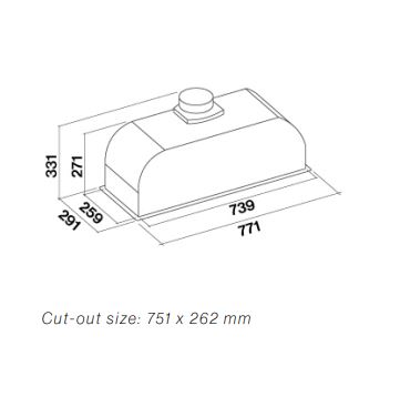 Okap Falmec Grupa Silnikowa 70 - 800 m3/h