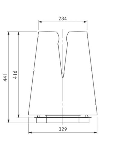 Uniwersalna skrzynka filtra powietrza BORA ULBF