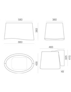 Okap Falmec Mare E.ion 66 czarny 2