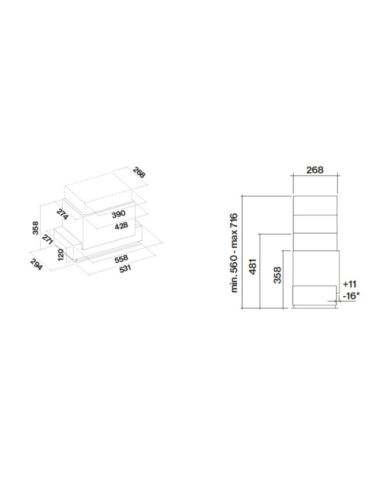 Okap Falmec Grupa Silnikowa 50 - 450 m3/h