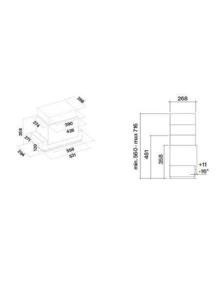 Okap Falmec Grupa Silnikowa 50 - 450 m3/h