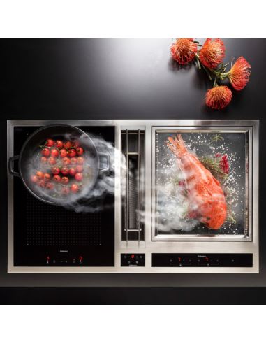 Płyty z zintegr. okapem Falmec Modula M2 84