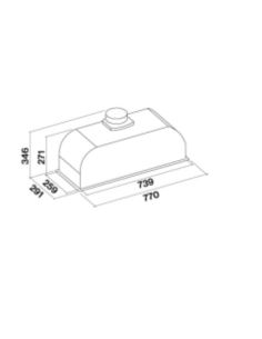Okap Falmec Burano 70 biały 2