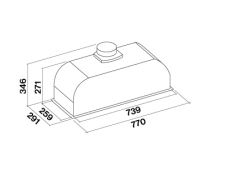 Okap Falmec Burano 70 biały
