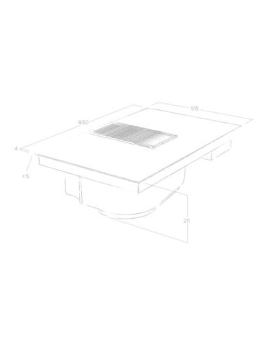 Płyta zin.z okap. Elica NIKOLATESLA PRIME BL/A/83