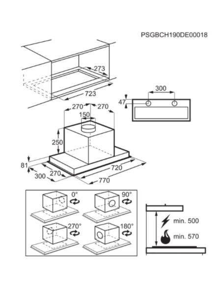 Okap Electrolux LFG719X