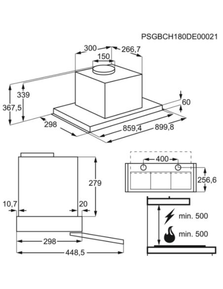 Okap Electrolux LFP539X