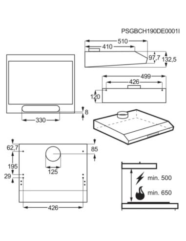 Okap Electrolux LFU215X