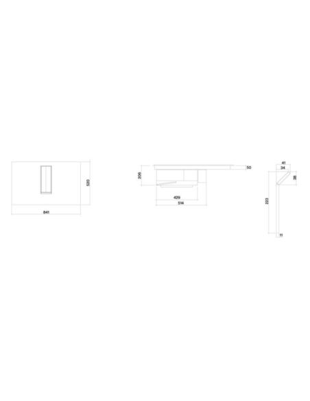 Płyta zint. z okapem Falmec