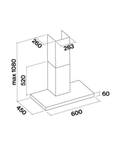 Okap Falmec Mercurio Evo 60