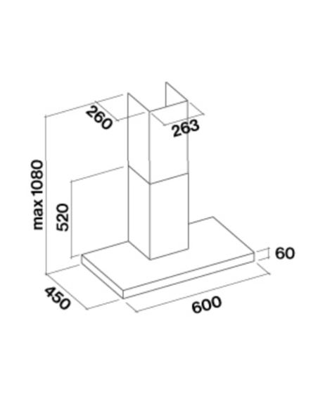 Okap Falmec Mercurio Evo 60