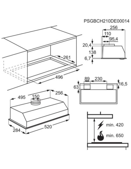 Okap Electrolux LFG235S