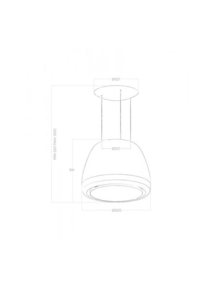 Okap Elica EDITH JAZZ/F/50