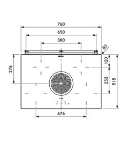 Płyta ceramiczna z okapem BORA BHU 2