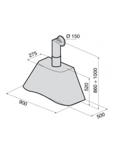 Okap Galvamet Charme 90/A 2