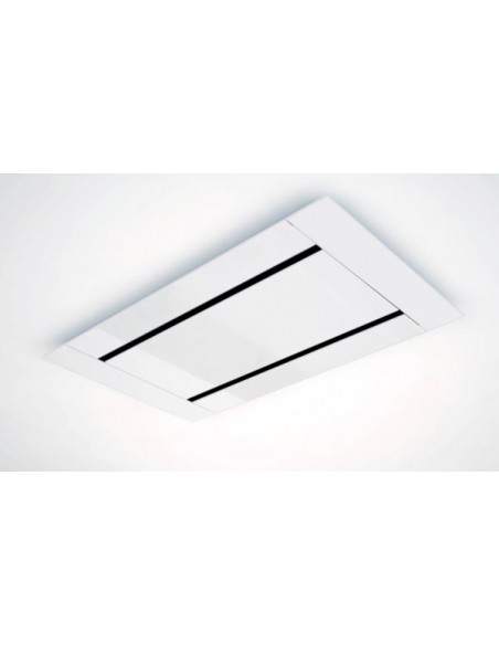 Okap Galvamet Edge 100/F Vetro/White