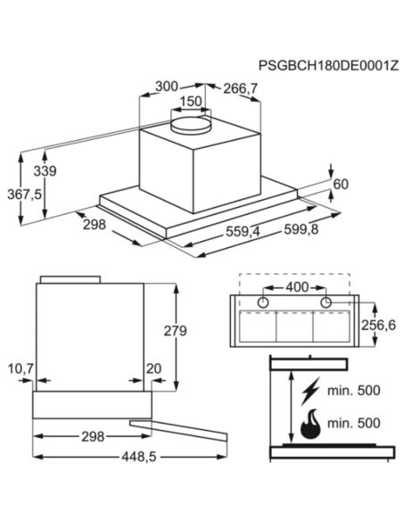 Okap Electrolux LFP536X
