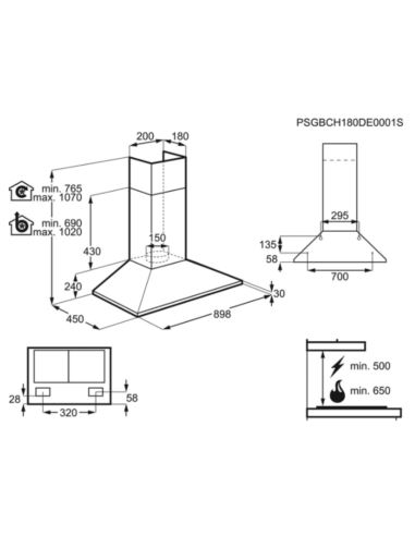 Okap Electrolux LFC319X