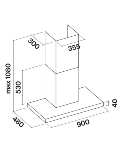 Okap Falmec Lumen NRS 90