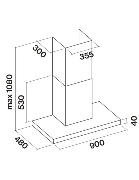 Okap Falmec Lumen NRS 90