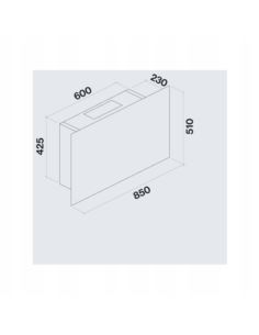Okap Falmec Cover 85 biały 2