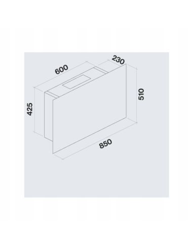 Okap Falmec Cover 85 biały