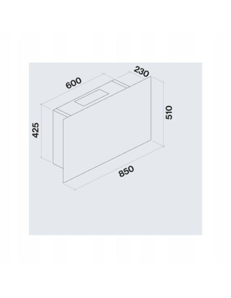 Okap Falmec Cover 85 biały