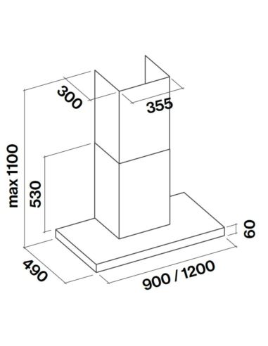 Okap Falmec Plane NRS 90