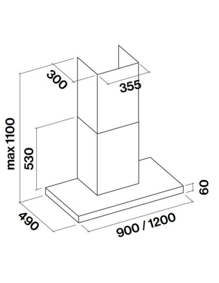 Okap Falmec Plane NRS 90